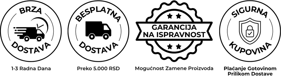 Besplatna dostava, garancija i sigurna kupovina
